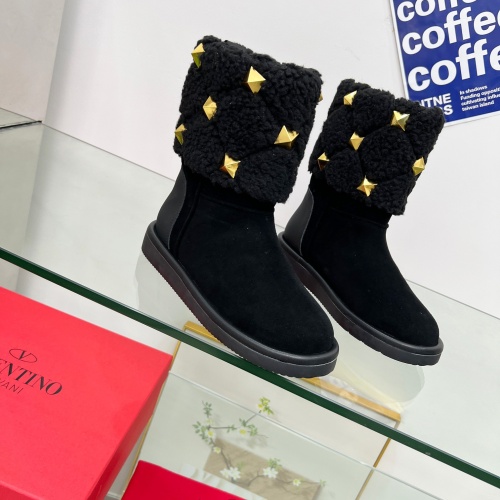 Replica Valentino Boots For Women #1245815 $122.00 USD for Wholesale