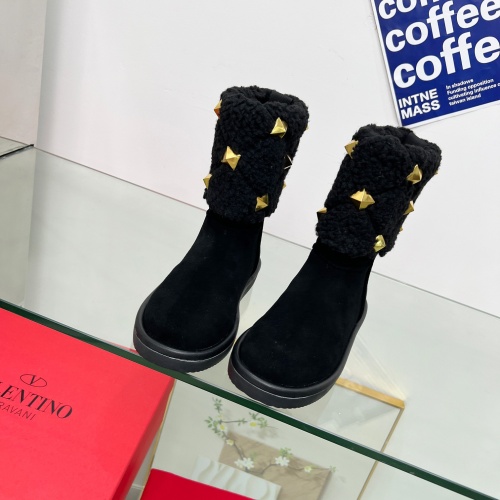 Replica Valentino Boots For Women #1245815 $122.00 USD for Wholesale