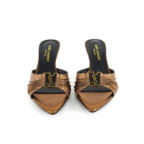 Replica Yves Saint Laurent YSL Slippers For Women #1245961 $85.00 USD for Wholesale