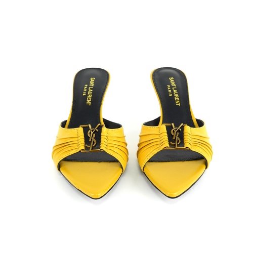 Replica Yves Saint Laurent YSL Slippers For Women #1245963 $85.00 USD for Wholesale