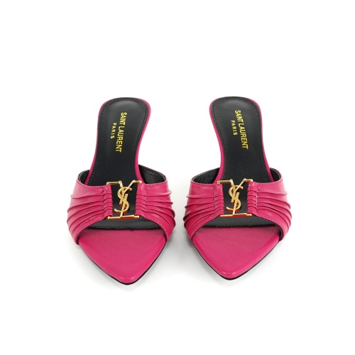 Replica Yves Saint Laurent YSL Slippers For Women #1245966 $85.00 USD for Wholesale