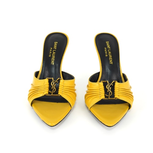 Replica Yves Saint Laurent YSL Slippers For Women #1245987 $85.00 USD for Wholesale