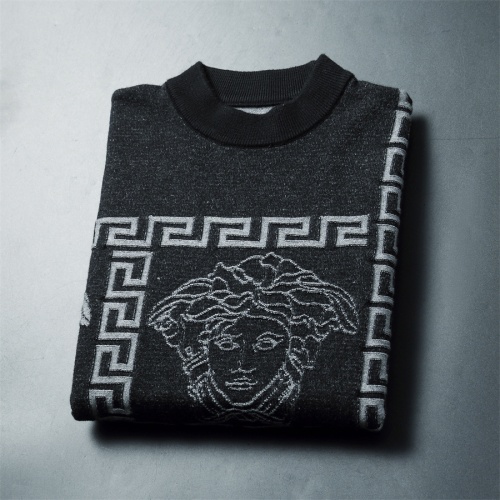 Replica Versace Sweaters Long Sleeved For Men #1246321 $45.00 USD for Wholesale