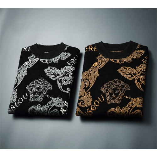 Replica Versace Sweaters Long Sleeved For Men #1246332 $48.00 USD for Wholesale