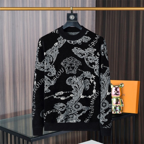 Versace Sweaters Long Sleeved For Men #1246333, $48.00 USD, [ITEM#1246333], Versace Sweaters