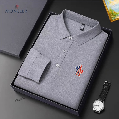 Replica Moncler T-Shirts Long Sleeved For Men #1247048 $40.00 USD for Wholesale