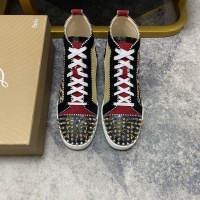 $98.00 USD Christian Louboutin High Top Shoes For Men #1243193