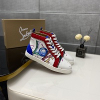 $98.00 USD Christian Louboutin High Top Shoes For Men #1243195