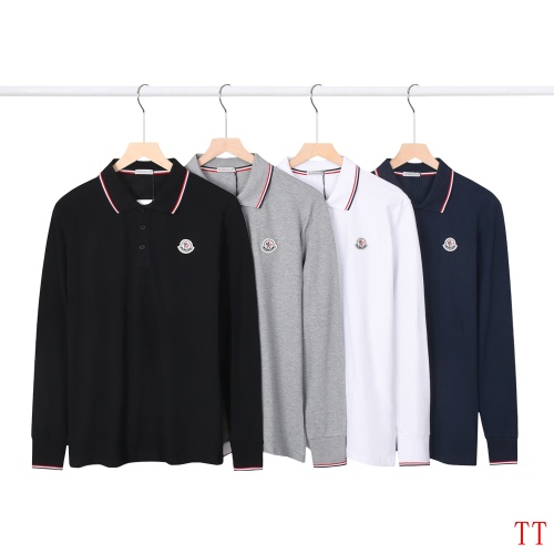 Replica Moncler T-Shirts Long Sleeved For Men #1247534 $42.00 USD for Wholesale