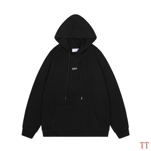 Replica Off-White Hoodies Long Sleeved For Unisex #1247555 $56.00 USD for Wholesale