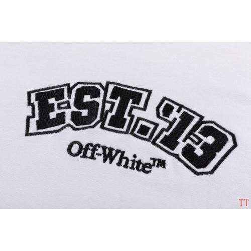 Replica Off-White Hoodies Long Sleeved For Unisex #1247560 $52.00 USD for Wholesale