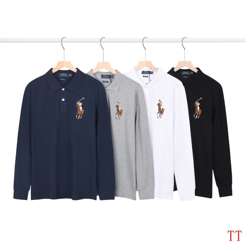 Replica Ralph Lauren Polo T-Shirts Long Sleeved For Men #1247594 $42.00 USD for Wholesale