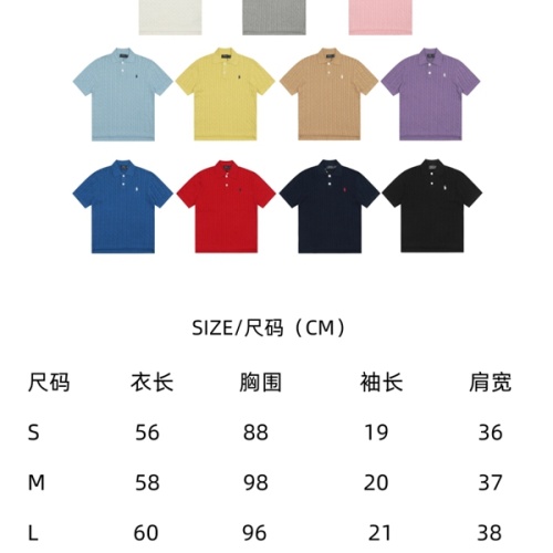 Replica Ralph Lauren Polo T-Shirts Short Sleeved For Women #1247622 $42.00 USD for Wholesale