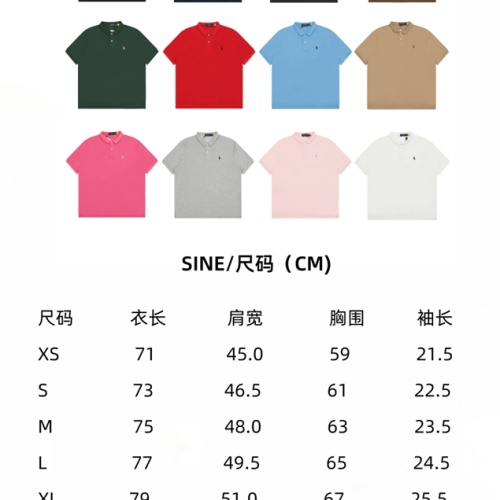 Replica Ralph Lauren Polo T-Shirts Short Sleeved For Unisex #1247671 $38.00 USD for Wholesale