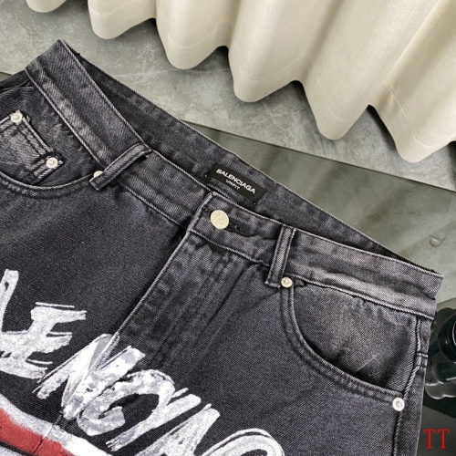 Replica Balenciaga Jeans For Men #1247773 $64.00 USD for Wholesale