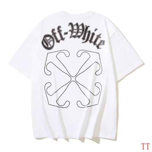 Off-White T-Shirts Short Sleeved For Unisex #1247783