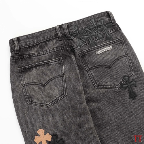 Replica Chrome Hearts Jeans For Men #1247869 $56.00 USD for Wholesale