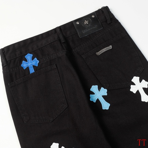 Replica Chrome Hearts Jeans For Men #1247870 $56.00 USD for Wholesale