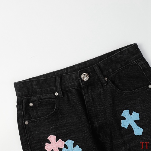 Replica Chrome Hearts Jeans For Men #1247871 $56.00 USD for Wholesale