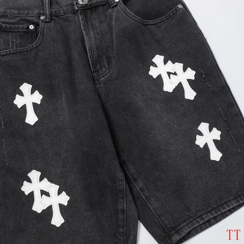 Replica Chrome Hearts Jeans For Men #1247881 $45.00 USD for Wholesale