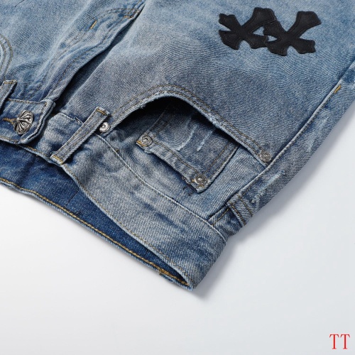 Replica Chrome Hearts Jeans For Men #1247882 $45.00 USD for Wholesale