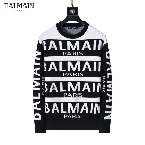 Balmain Sweaters Long Sleeved For Men #1248002, $45.00 USD, [ITEM#1248002], Balmain Sweaters