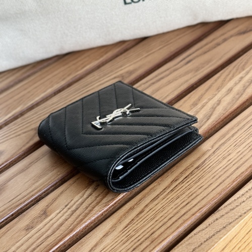 Replica Yves Saint Laurent AAA Quality Wallets #1248615 $85.00 USD for Wholesale