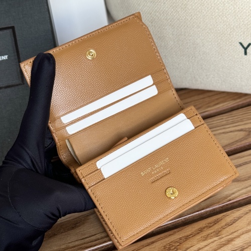 Replica Yves Saint Laurent AAA Quality Wallets #1248728 $88.00 USD for Wholesale