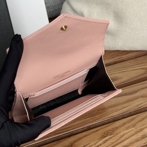 Replica Yves Saint Laurent AAA Quality Wallets #1248742 $82.00 USD for Wholesale