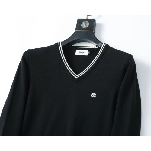 Replica Celine Sweaters Long Sleeved For Men #1248765 $45.00 USD for Wholesale