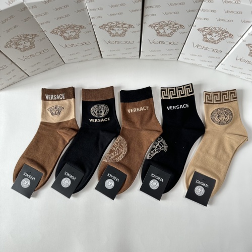 Replica Versace Socks #1249019 $25.00 USD for Wholesale