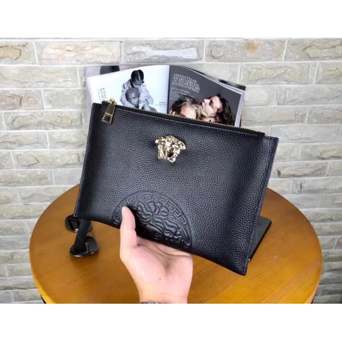 Replica Versace AAA Man Wallets #1249095 $64.00 USD for Wholesale