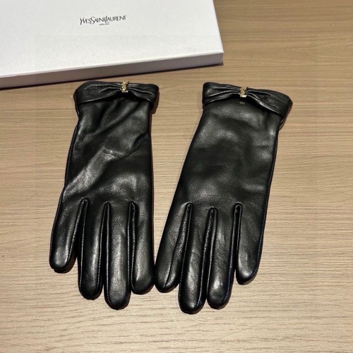 Yves Saint Laurent Gloves For Women #1249302, $45.00 USD, [ITEM#1249302], Yves Saint Laurent Gloves