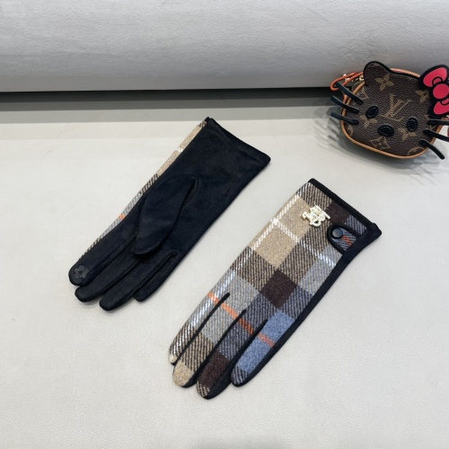 Replica Burberry Gloves #1249351 $39.00 USD for Wholesale