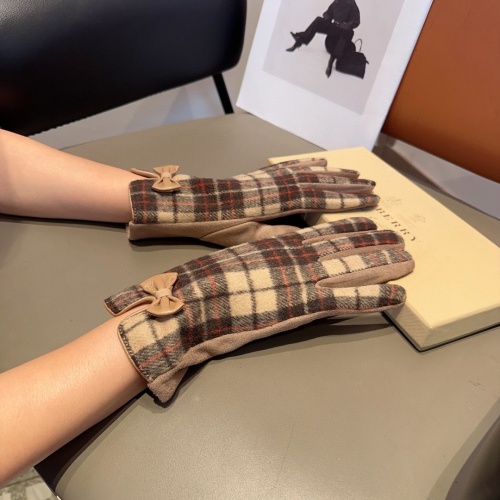 Replica Burberry Gloves #1249363 $34.00 USD for Wholesale