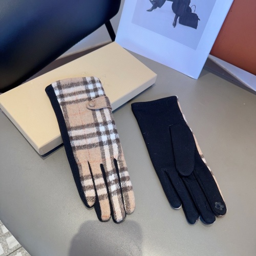 Replica Burberry Gloves #1249528 $34.00 USD for Wholesale