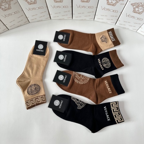 Replica Versace Socks #1249946 $25.00 USD for Wholesale