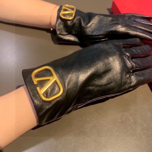 Replica Valentino Gloves For Women #1250713 $60.00 USD for Wholesale