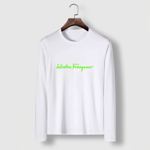 Salvatore Ferragamo T-Shirts Long Sleeved For Men #1250784, $29.00 USD, [ITEM#1250784], Salvatore Ferragamo T-Shirts