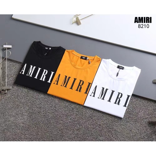 Replica Amiri T-Shirts Short Sleeved For Men #1250889 $29.00 USD for Wholesale