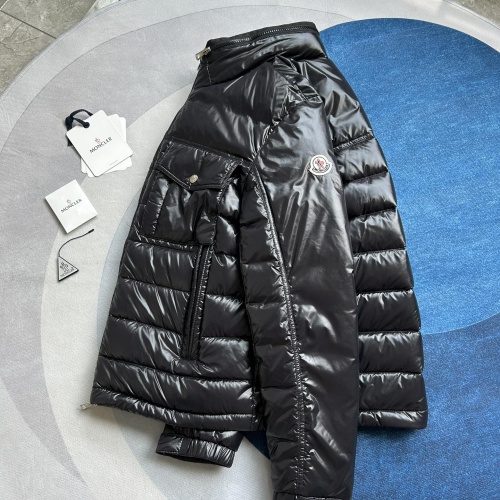 Replica Moncler Down Feather Coat Long Sleeved For Men #1250971 $212.00 USD for Wholesale