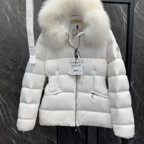 Replica Moncler Down Feather Coat Long Sleeved For Women #1251263 $34.00 USD for Wholesale