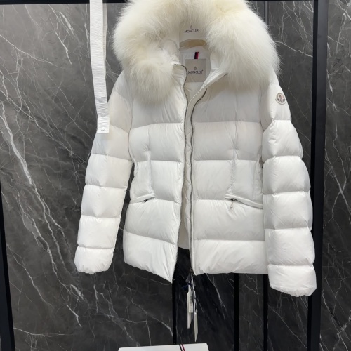 Replica Moncler Down Feather Coat Long Sleeved For Women #1251263 $34.00 USD for Wholesale