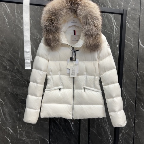 Replica Moncler Down Feather Coat Long Sleeved For Women #1251264 $34.00 USD for Wholesale