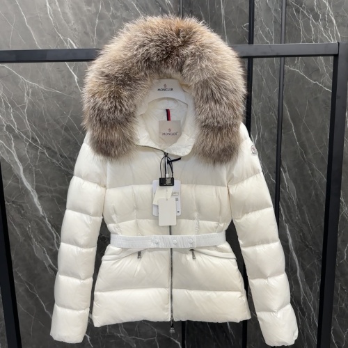 Replica Moncler Down Feather Coat Long Sleeved For Women #1251264 $34.00 USD for Wholesale