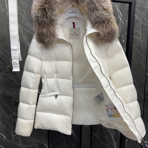 Replica Moncler Down Feather Coat Long Sleeved For Women #1251264 $34.00 USD for Wholesale