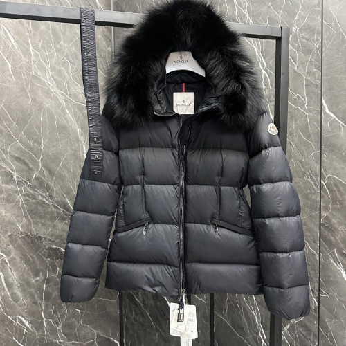 Replica Moncler Down Feather Coat Long Sleeved For Women #1251266 $34.00 USD for Wholesale