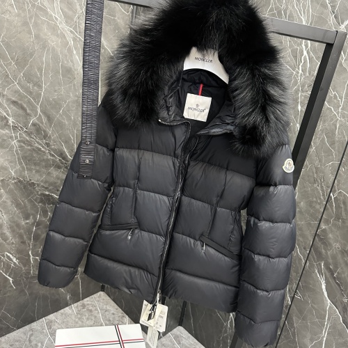 Replica Moncler Down Feather Coat Long Sleeved For Women #1251266 $34.00 USD for Wholesale