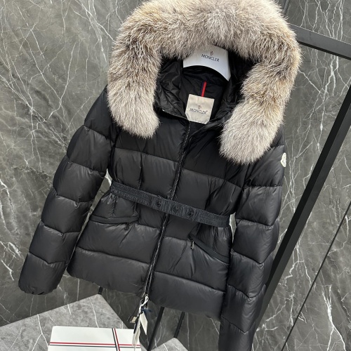 Replica Moncler Down Feather Coat Long Sleeved For Women #1251267 $230.00 USD for Wholesale