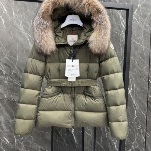 Replica Moncler Down Feather Coat Long Sleeved For Women #1251268 $230.00 USD for Wholesale